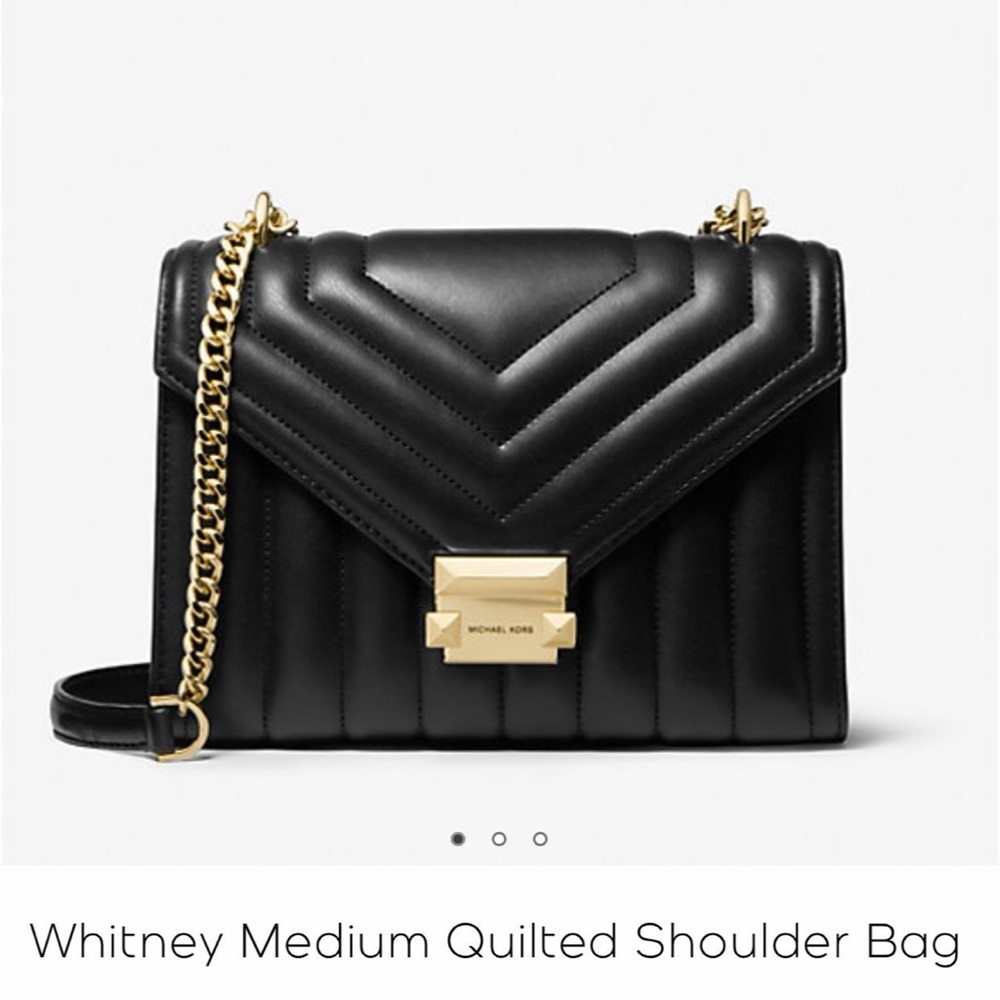 Michael Kors Whitney Medium Quilted Shoulder Bag